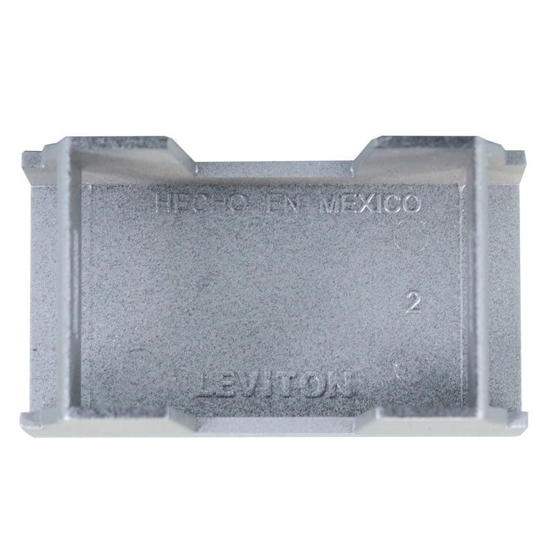 Módulo Leviton modular ciego gris