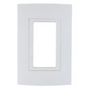 Placa Leviton modular Ultra para accesorios Decora blanca - La nueva eléctrica