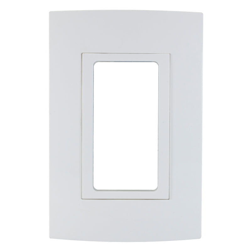 Placa Leviton modular ultra para accesorios decora blanca