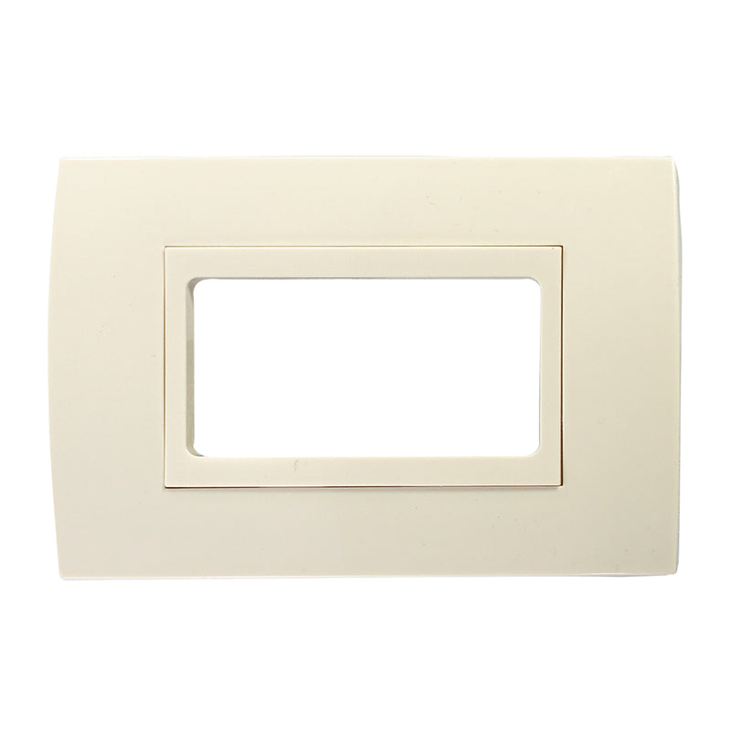 Placa Leviton modular ultra para accesorios decora marfil