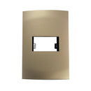 Placa Leviton modular ultra 1 Módulo champagne - La nueva eléctrica