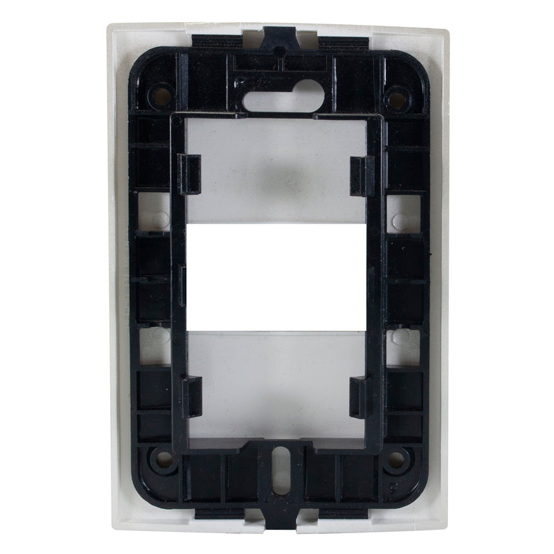 Placa Leviton modular ultra 1 Módulo blanco perlado