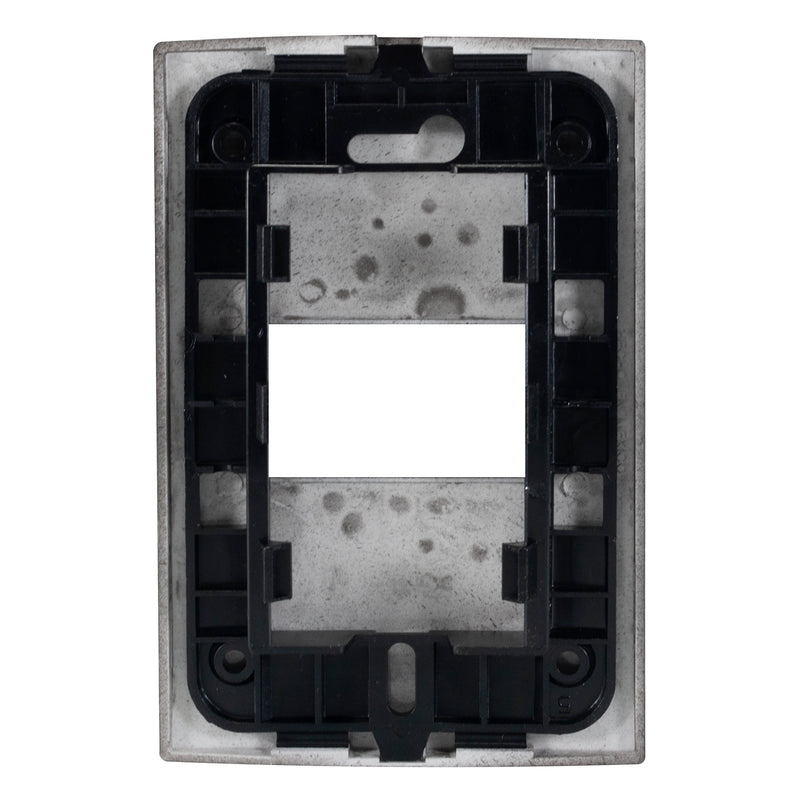 Placa Leviton modular ultra 1 Módulo anonizado oscuro