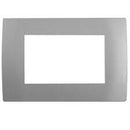 Placa Leviton modular ultra 3 Módulos aluminio - La nueva eléctrica