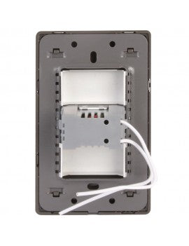 Placa Lucek metal dimmer plata