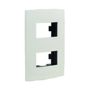 Placa Leviton modular Ultra 2 módulos blanca - La nueva eléctrica