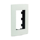 Placa Leviton modular Ultra 3 módulos blanca - La nueva eléctrica