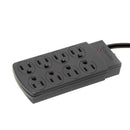 Multicontacto Sanelec 8 entradas con supresor de picos 270 joules - La nueva eléctrica