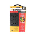 Multicontacto Sanelec 8 entradas con supresor de picos 270 joules - La nueva eléctrica