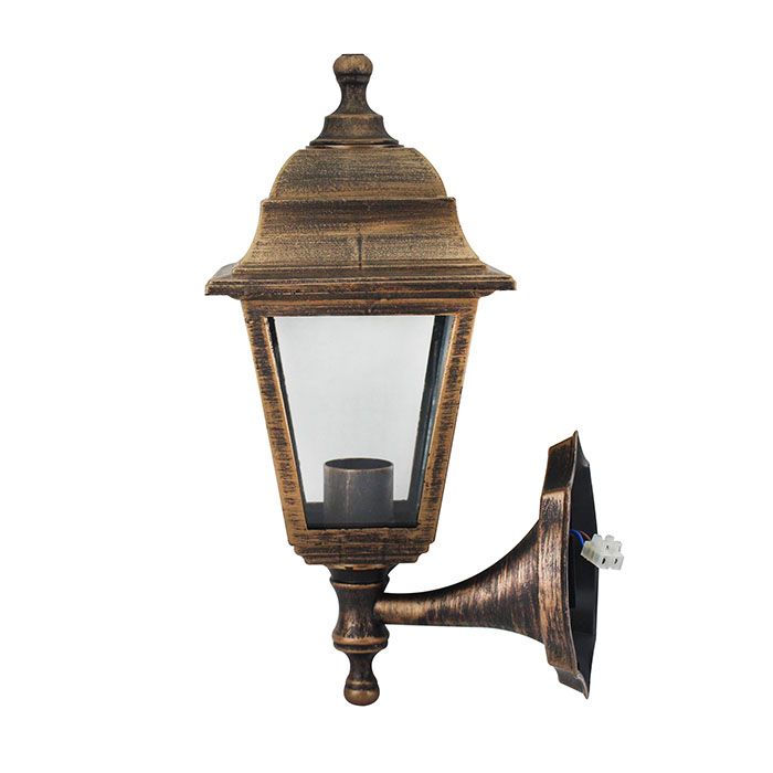 Farol Sanelec de pared clásico cobre