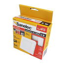 Luminario Sanelec LED 6W sobreponer cuadrado cálido - La nueva eléctrica