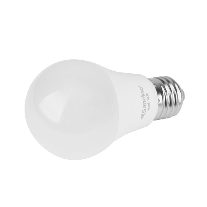 Foco Sanelec bulbo led 9 w 100-240 3000k .