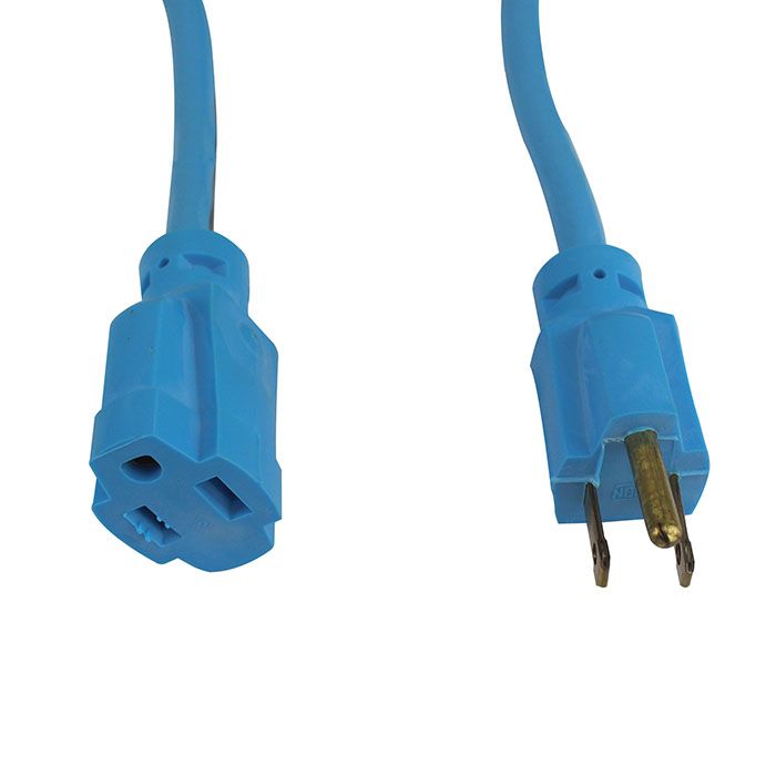 Extensión Sanelec uso rudo 7.6 mts azul 3x16