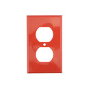 Placa Sanelec dúplex naranja - La nueva eléctrica