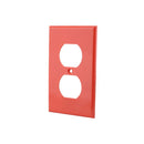 Placa Sanelec dúplex naranja - La nueva eléctrica