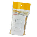 Placa Sanelec Roma con 2 apagadores sencillos - La nueva eléctrica