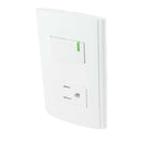 Placa sanelec roma con contacto y apagador - La nueva eléctrica