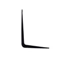 Ménsula Santul de acero negra 6x8 - La nueva eléctrica