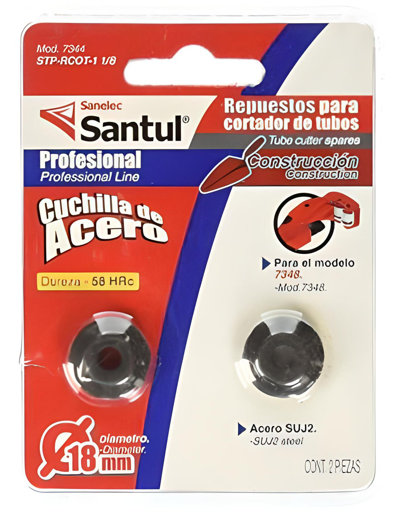 Repuestos Santul para cortador de tubo mod 7348, juego 2 pz